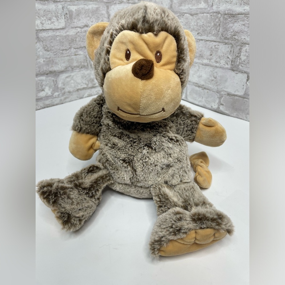 Animal Adventure Plush Monkey Super Soft Stuffed Animal Lovey Rare HTF 13”